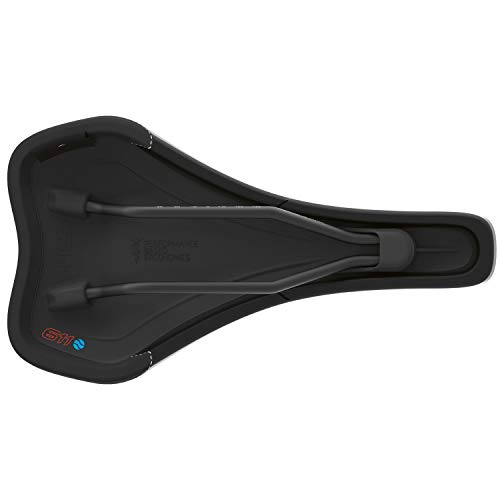 SQlab 611 Ergowave S-Tube Rail 140 Saddle blk