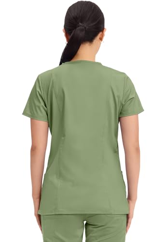 Image of Cherokee Medical Women's Scrub Top V-Neck Modern Classic Fit with 3 Pockets, Ultra Soft and 2-Way Stretch Fabric - WW620