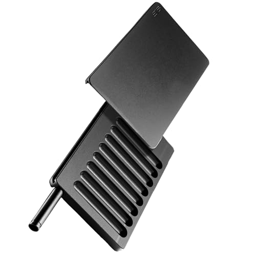 Baldursbreeze Premium Aluminiumbox mit Röhrchen (Schwarz)