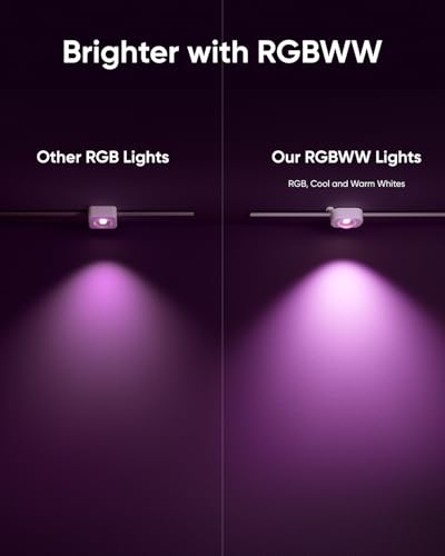 eufy Permanent Outdoor Lights E22, 100ft with 60 Triple-LED Lights, Smart RGBWW for Christmas, Daily and Holiday, Up to IP67 Waterproof, AI Themes for Christmas Decorations, Links with Cameras