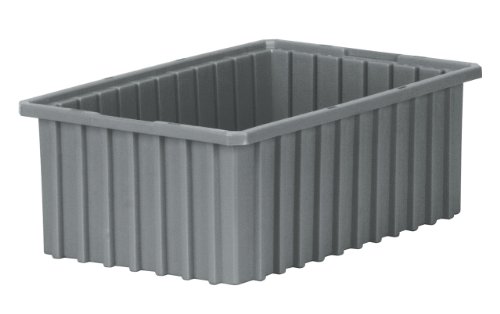 Akro-Mils, 33166GREY, Divider Box, 16-1/2 X 10-7/8 X 6 In, Gray
