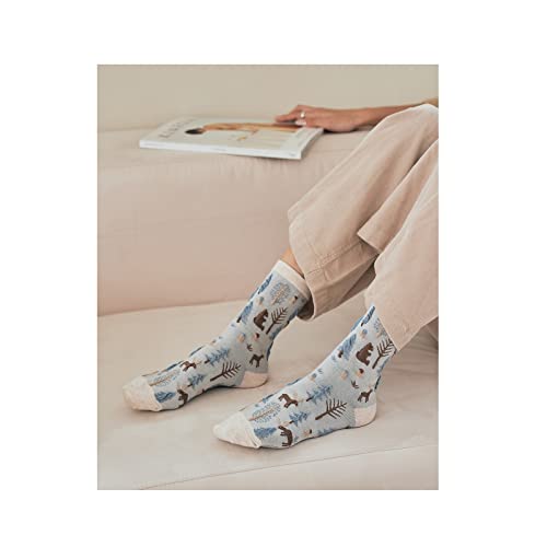 Image of Women Floral Lovely Design Cotton Socks