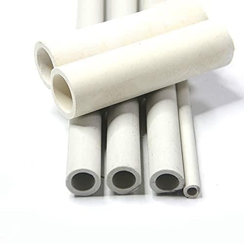 2 unids Resistente a la Temperatura Resistente a la corrosión con Tubo de cerámica Aislante Hueco de la tubería de Quema 800 Grados (Color : L100mm, Specification : OD18mm ID13.5mm)