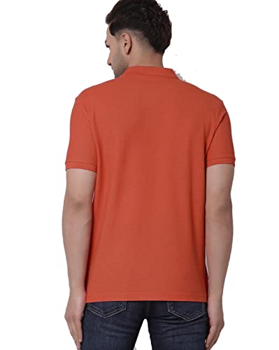 Image of Men's Casual Cotton Polo Tshirt (N1002-AIRFORCE mp)