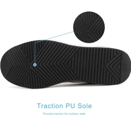 Image of RUIDENG Platform Sneakers for Women Walking All Day | Slip Resistant Work Shoes for Women Comfortable | 2 Inch Thick Wedge Rocker Bottom