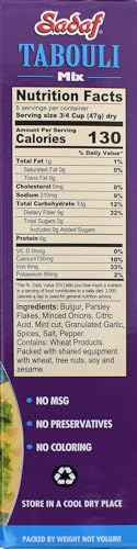 Sadaf Tabouli Mix, 9-Ounce Boxes (Pack of 6)