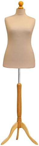 The Shopfitting Shop DELUXE Size 14/16 Female Dressmaking Dummy Tailors Bust Mannequin CREAM - View #4