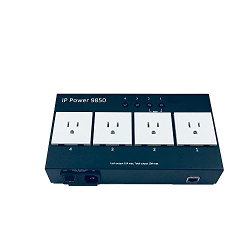 Multiprise IP Power 9850 FR 4 ports contrôlables à distance par application Android iOS et SDK - 2