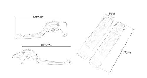 Fxcnc Cnc Aluminum Folding Extendable Adjustable Brake Clutch Levers Compatible With Cbr954Rr 2002-2003, Cbr600Rr 2003-2006 #TOP1