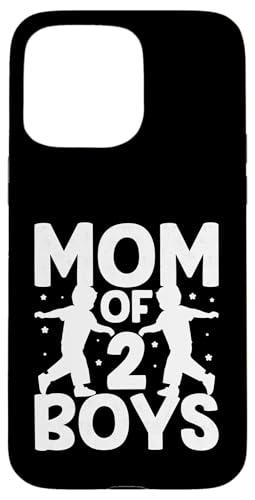 Mom Of Two Boys ̓ Ƒq ̌t X}zP[X iPhone 15 Pro Max p