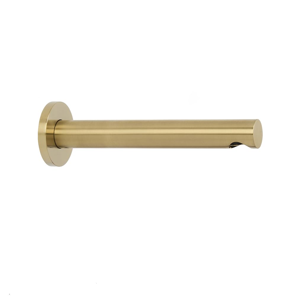 Milano Otto Wall Mounted Bath or Bathroom Basin Spout - Brushed Brass