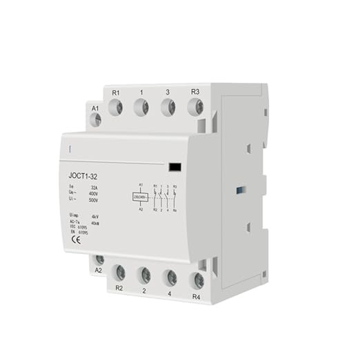 Contacteur domestique 4P 32A Rail Din pour tableau électrique