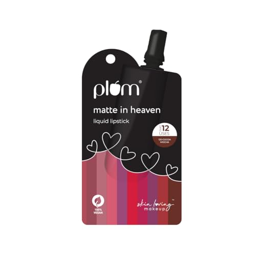 Plum Matte In Heaven Liquid Lipstick Trial Pack | Upto 12 Uses | Cocoa Mocha – 130 (Chocolate Brown) Plum Matte In Heaven Liquid Lipstick Trial Pack | Upto 12 Uses | Cocoa Mocha – 130 (Chocolate Brown)