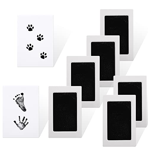 Outus Baby Inkless Handprint and Footprint Kit 6 Safe Hand and Foot Ink