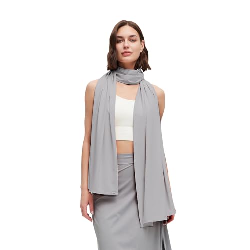 Women Travel Scarf Sun Protection UPF 50+ Shawl Wrap Cooling Swimsuit Beach Cover Up Blanket SLO6M236YT2