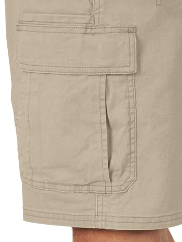 Image of AVANOVA Men's Cargo Shorts with Elastic Waist - Lightweight Cotton Casual Summer Shorts for Gym, Travel & Outdoor Wear | Multi-Pocket Comfy Fit Dailywear Bottoms ((Shorts 264)