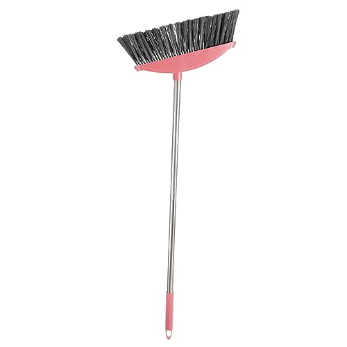 PRETYZOOM Stand Up Dustpans Stainless Steel Cleaning Equipment Patio Broom pet Commercial Brooms Heavy Cleaning Supplies bristles Detachable Thicken Long Handle Broom Broom