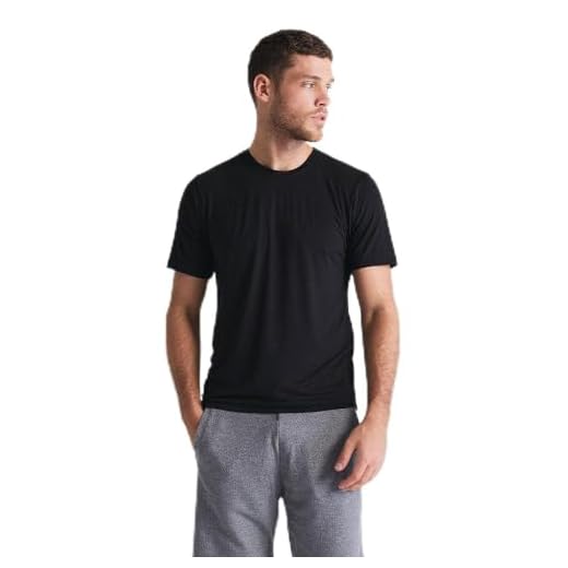 insider - Camiseta diária masculina – manga curta de ajuste clássico, roupas essenciais, camiseta que não encolhe, camisa de treino, Preto, M