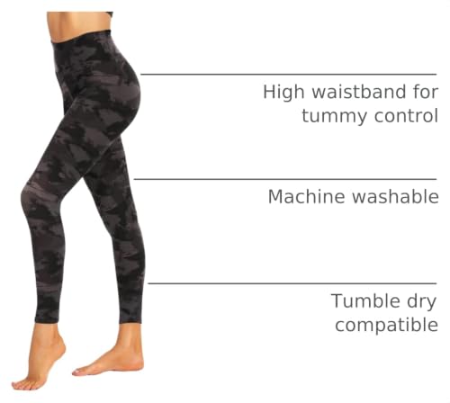 Image of ZOOSIXX High Waisted Leggings for Women Tummy Control Soft Workout Lounge Gym Pants