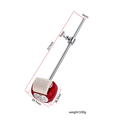 Martillo para batería Drum Drum Hammer con cabeza de goma, accesorio ligero para percusión, color rojo miniatura 6