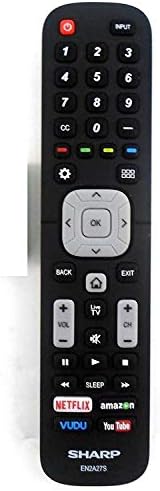 EN2A27ST Replacement Remote For Sharp Smart TV - Compatible With Multiple Models