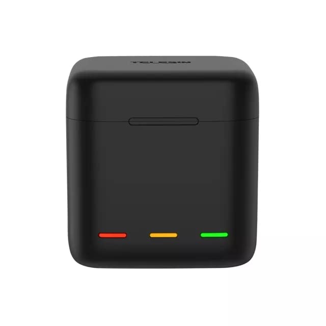 Image of TELESIN Battery for GoPro Hero 10 /9 Camera with 1750mAh Rechargeable Battery (1 x Charger & 3 x Battery)