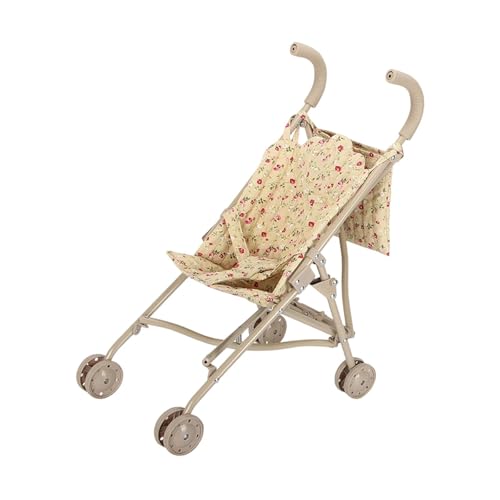 Xgdsnly Cochecito de Muñecas Plegable Que Ahorra Espacio, Juego Interactivo de Simulación para Niñas