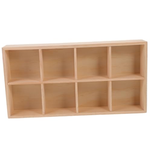 ABOOFAN Multipurpose Compartment Storage Box Dried Fruit and Tea Bag Organizer for Home Office Cafe and Restaurant Cell Design for Tidy Desktop