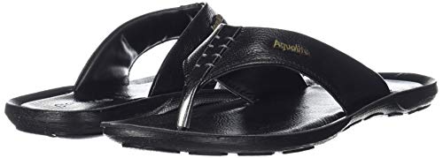Image of Aqualite Men's Black Pg-1191 Slippers Slippers