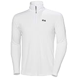 Helly Hansen Hombres Suéter HP 1/2 Zip 2.0, Blanco, M