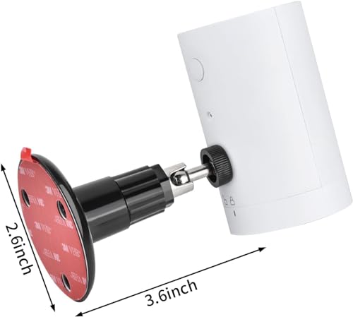 PAIKIUU 2 Stks Zelfklevende Ring Camera Mount Muurbevestiging zonder Boren, Ring Camera Montagebeugel Stick Up Mount 360 Graden Verstelbare Schroefloos voor Ring Bewakingscamera - Afbeelding 5
