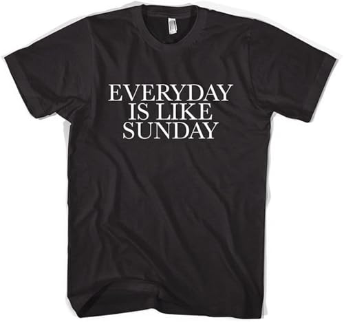 FKASBOOLK The Smiths Morrissey Tshirt Everyday is Like Sunday Sizes Colours Black