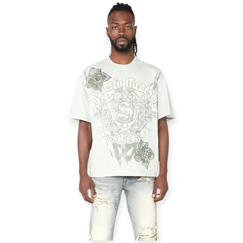 Smoke Rise Men Tapestry Heather Grey T-Shirt S25 Wide Crop (Mercury)4