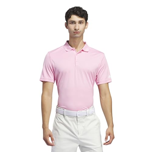 adidas Herren Core Performance Primegreen Polo Shirt, Light pink, M – Ansicht 3