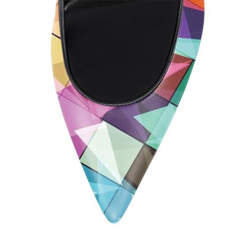 Milooey shoes Closed Pointed Toe Pumps for Women Elegant Stiletto High Heels Slip On Daily Shoes for Party Work Dress Size 4-16 US4