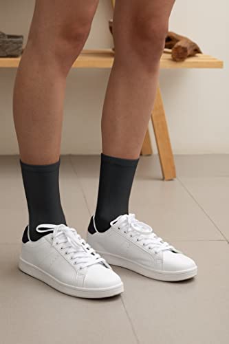 48 Pack of Qraftsy Men Solid Plain Dress Socks - Bulk Wholesale Lot4