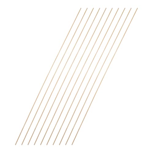 VOSAREA 10pcs Kite Support Sticks for Kids Bamboo Weaving Craft DIY Kite Making Kit for Children Creativity and Handcraft Projects