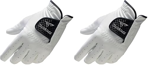 BRIDGESTONE(ブリヂストン) ゴルフグローブ TOURSTAGE GLTS24 ホワイト 22cm メンズ (× 2)の商品画像（Amazon）