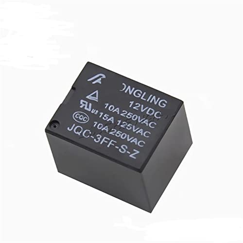 5 uds relés JQC-3FF-SZ 5VDC/9VDC/12VDC/24VDC 5PIN 10A/250VAC 5V 9V 12V 24V(JQC-3FF-S-Z 24VDC)