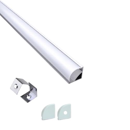 Buy JP TECHUB Aluminium Round LED Strip Lights 1Meter Aluminium Round ...