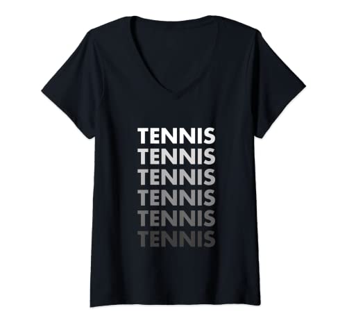 Mujer Tenis deportivos Camiseta Cuello V