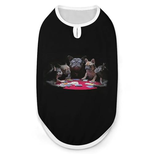 ペット服 フレンチブルドッグ 犬柄 犬服 ペットウェア Tシャツ パーカー 袖なし 犬の服 タンクトップ タンクトップ クールベスト 通気性 ファッション S-2XL
