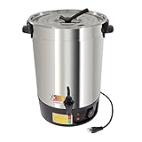 23L Wax Melter for Candle Making Wax Melting Pot Machine with Quick Pour Spout Electric Stainless...
