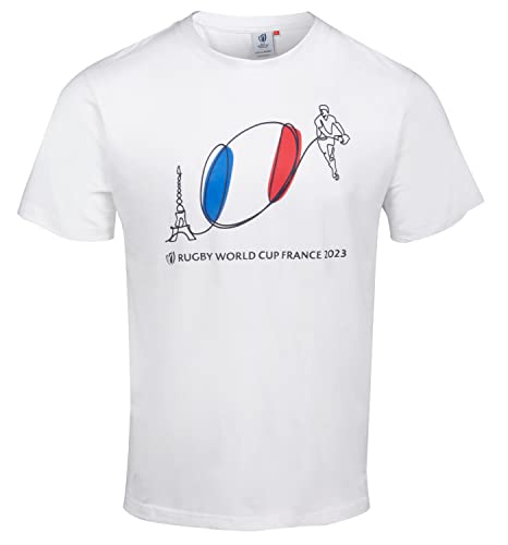 Rugby World Cup T-Shirt RWC - Collection Officielle Coupe du Monde de Rugby 2023 - Taille L