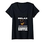 Photo Gallery donna funny coffee phrase funny sarcasm sarcastic saying maglietta con collo a v Photo Gallery donna funny coffee phrase funny sarcasm sarcastic saying maglietta con collo a v