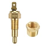 Electric Cooling Fan Thermostat Switch, 185 to 200 Degree Car Engine Radiator Sensor Switch with 1/8