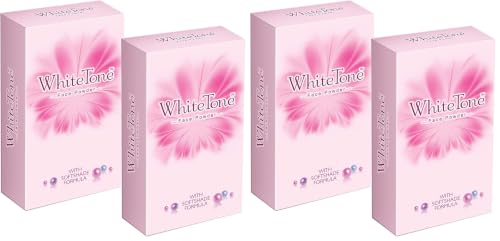 Image of White Tone Face Powder for Women, Get Oil-Free, Even-Toned Skin Instantly, 75g (Pack of 4)