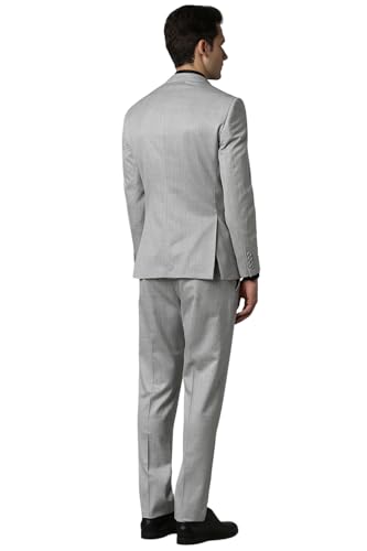 Image of Louis Philippe Men's Polyester Blend Two Piece Suit-Dress Set