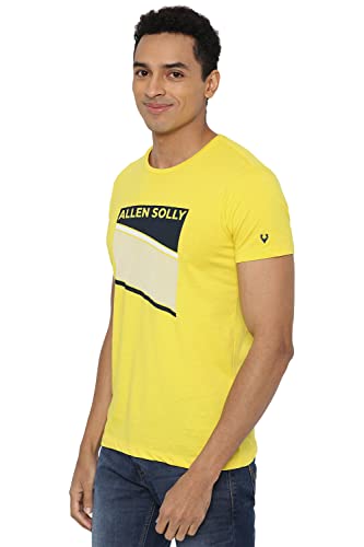 Image of Allen Solly Men's 100% Cotton Regular Fit T-Shirt