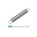 GLOKUUCA Extended Tension Springs - 5 Pack Stainless Steel Compression Industry Springs - (0.047 x 0.39 x 2.76-Inch, Silver Tone)